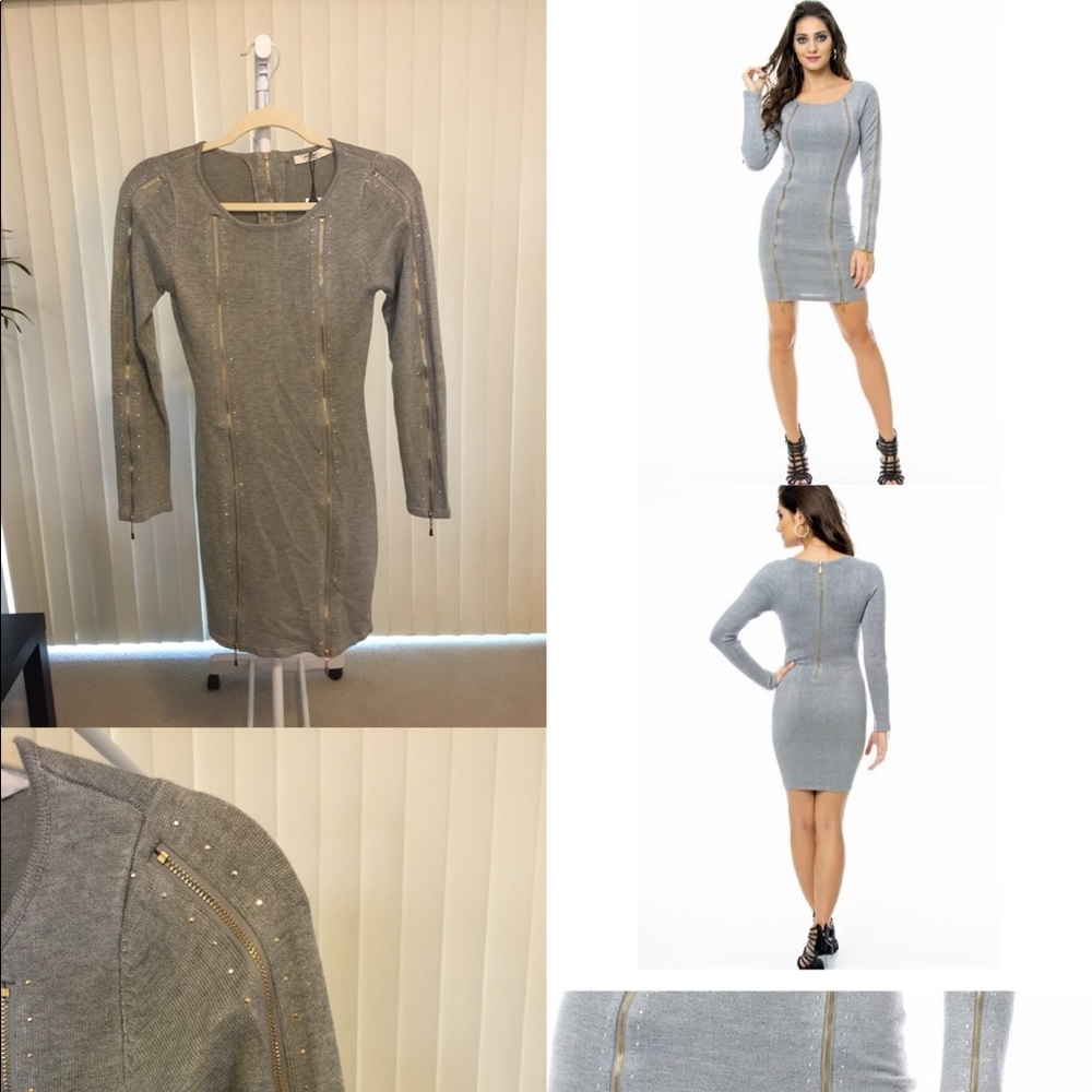 Sara Boo Grey Dress
